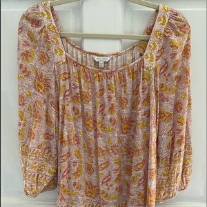 Lucky Brand Square Neck Top